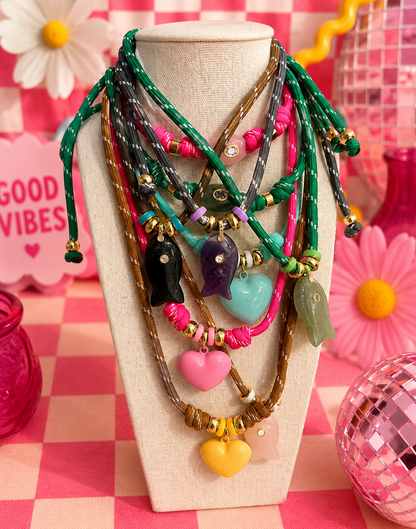Cody Adjustable Fish Necklace (4 colors)