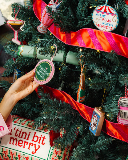 Needlepoint Ornament - Not My Circus
