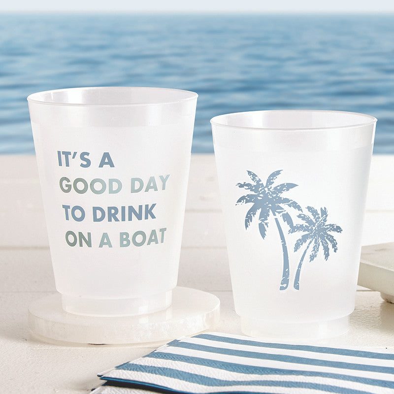 Frost Cups - Palm Tree - Set of 8 PREORDER EARLY FEB