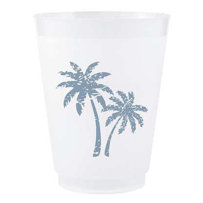 Frost Cups - Palm Tree - Set of 8 PREORDER EARLY FEB