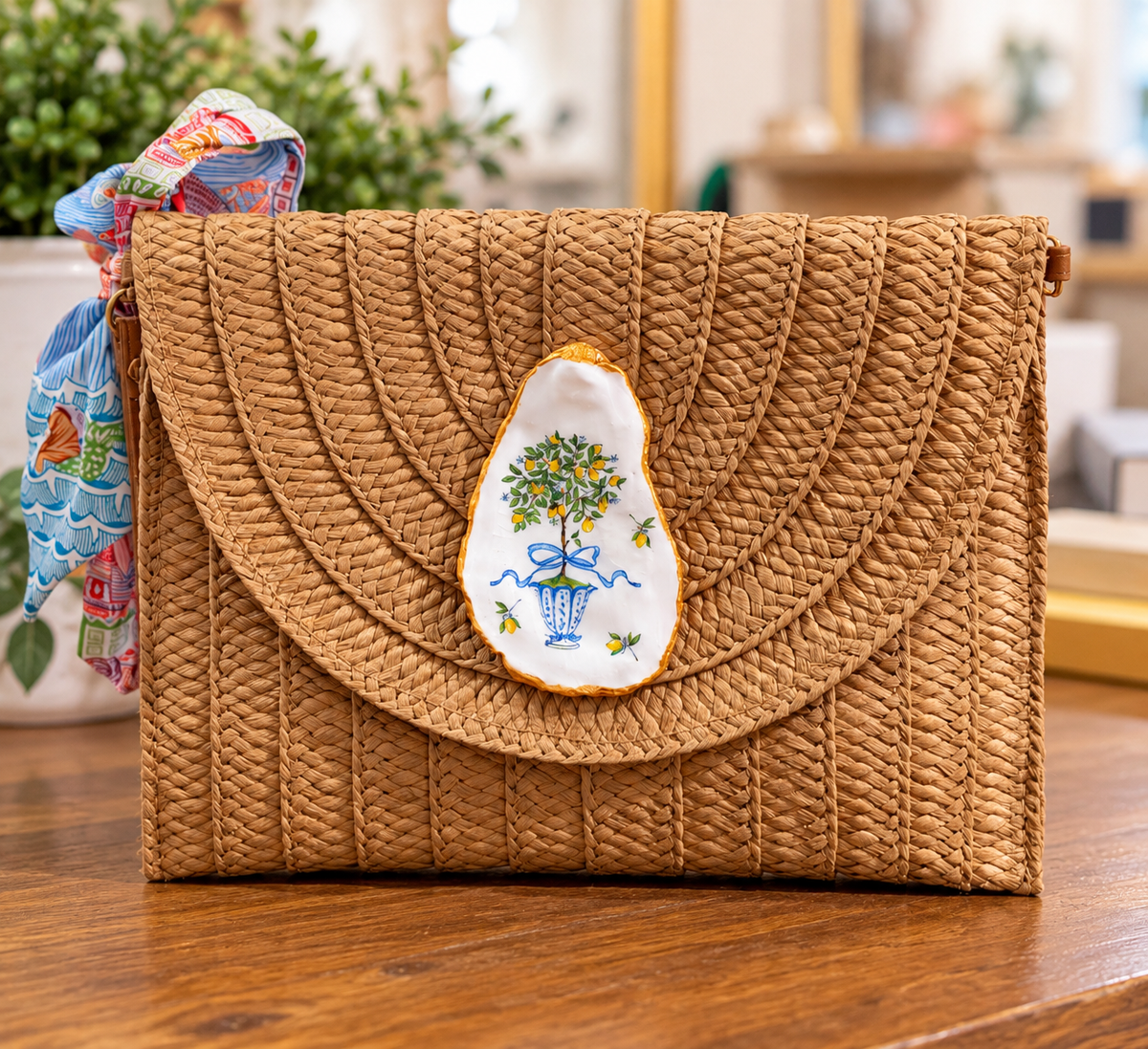 Ash Rattan Clutch 5
