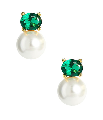Abby - Double Earring - 18k Gold Plated - Belle of the Ball Collection
