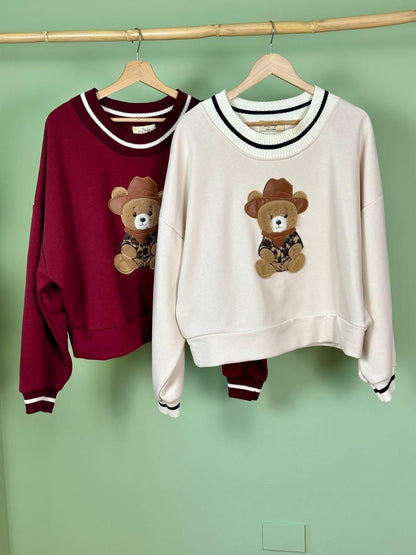 Teddy Sweatshirt( 2 colors )