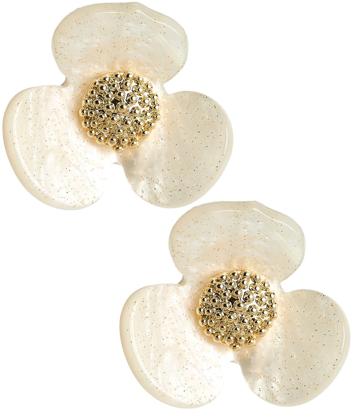 Bell Acrylic Flower Earring