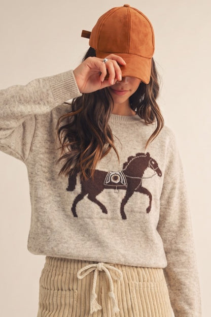 Equestrian Sweater PREORDER BEG OF AUGUST