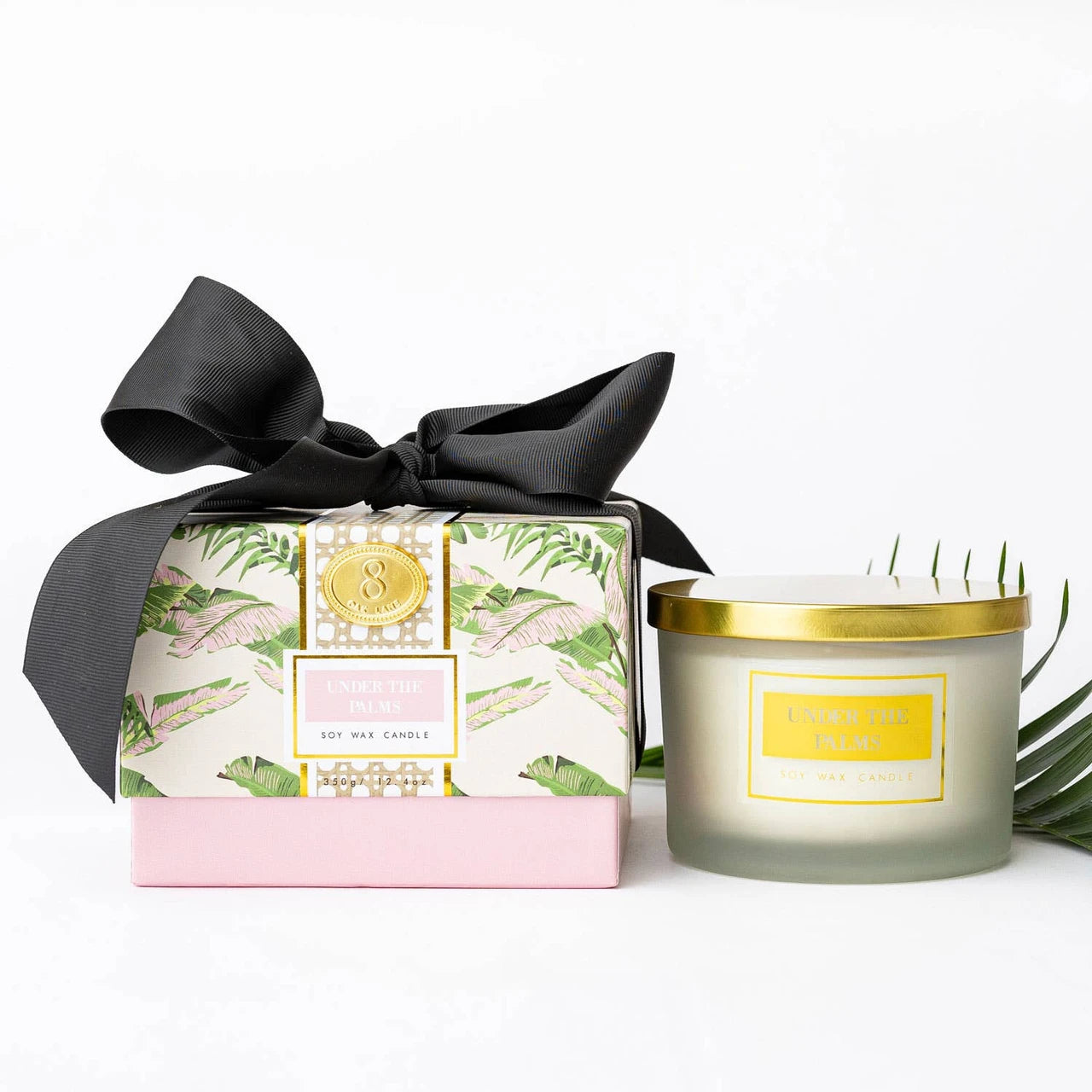 Under the Palms 3-Wick Boxed Soy Wax Candle