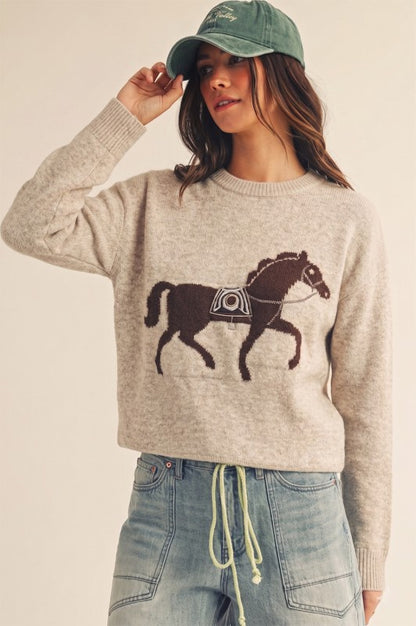 Equestrian Sweater PREORDER BEG OF AUGUST