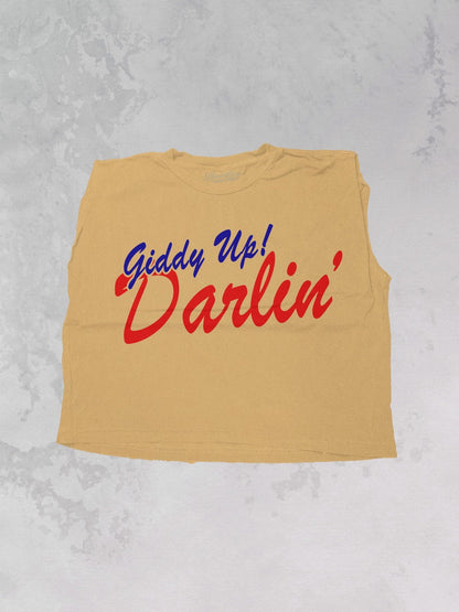 Underground Original Design: Giddy up Darlin', Western Muscle Tank
