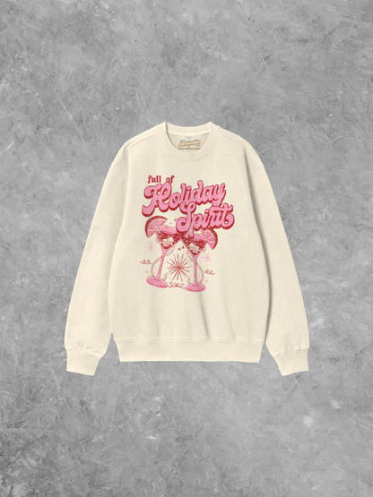 Underground Original Design: Full of Holiday Spirit Boxy Cotton 90's Sweatshirt