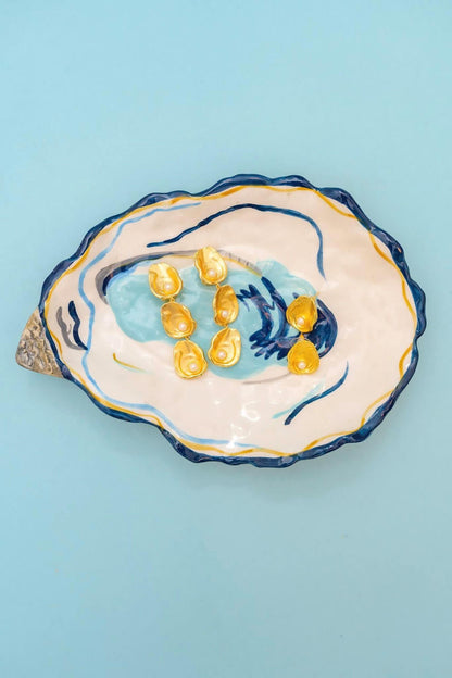 Oyster Triple - Earring