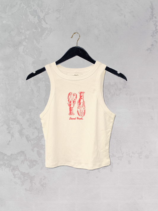 Underground Original Design: Lobsters, Served Fresh Micro-Ribbed Baby Tee