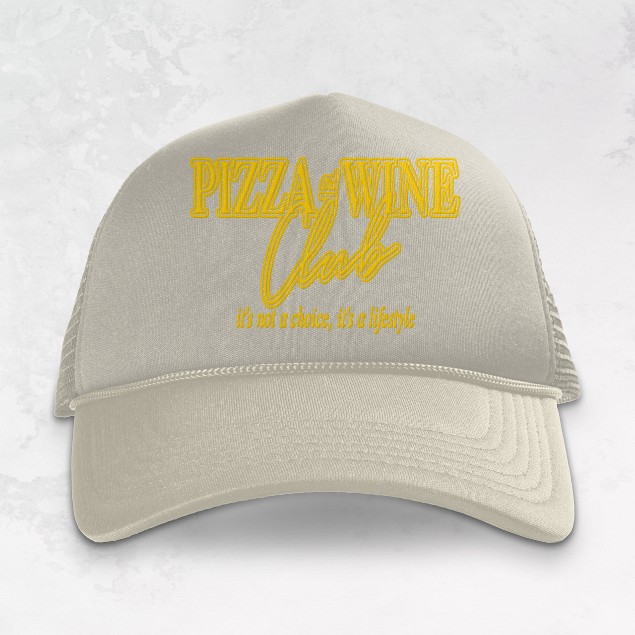 Pizza & Wine Club Trucker Hat