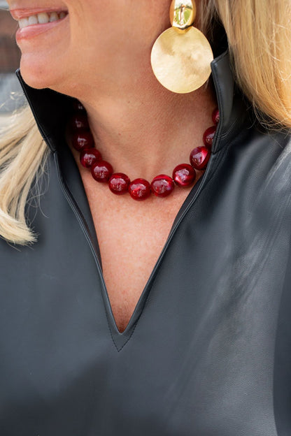 Ryan Beaded Acrylic Necklace