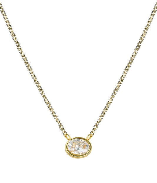 Small Oval Bezel Necklace