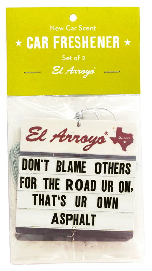 Car Air Freshener - Ur Own Asphalt