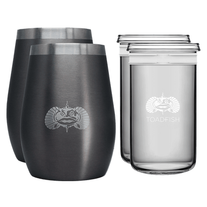Toadfish Wine Tumbler Glass Insert